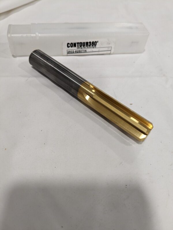 Contour Chucking Reamer: 5/8" Dia, 4–1/2" OAL, 1–3/4" Flute Length 250-.6250