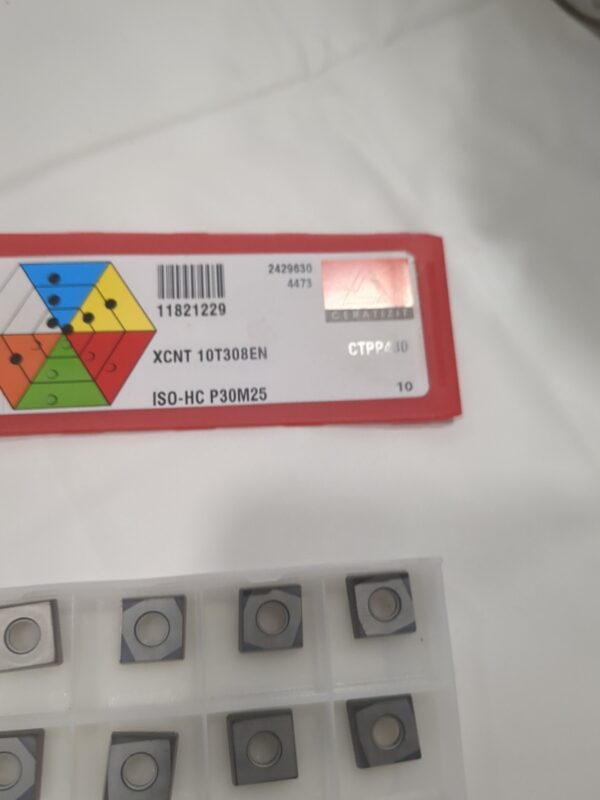 ALLIED MACHINEANDENGINEERING 10pcIndexable DrillInsert XCNT10T308 carb. 11821229