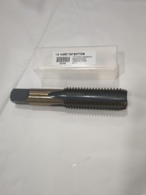 IMPORT Straight Flute Tap: RH 1-8 UNC, 4 Fl Bottoming Chamfer HSS BDNA-20746