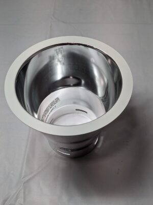 LIGHTOLIER Reflector Trim, Deep Anodized, 5", Clear Diffuse 1046