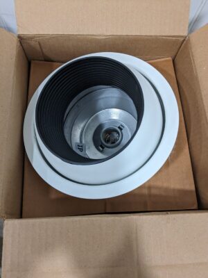 Lightolier Recessed Downlight Eyeball Accentlite Matte White Finish 1122