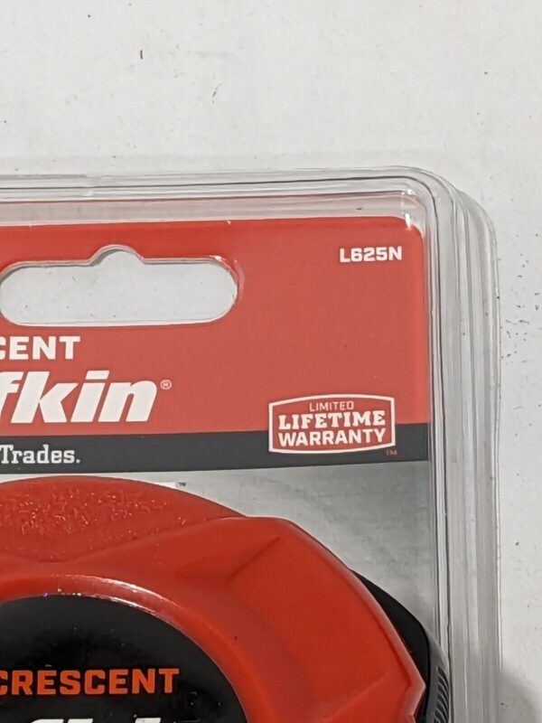 LUFKIN Tape Measure: 25' Long, 1" Width, Yellow Blade Qty 2 625BN