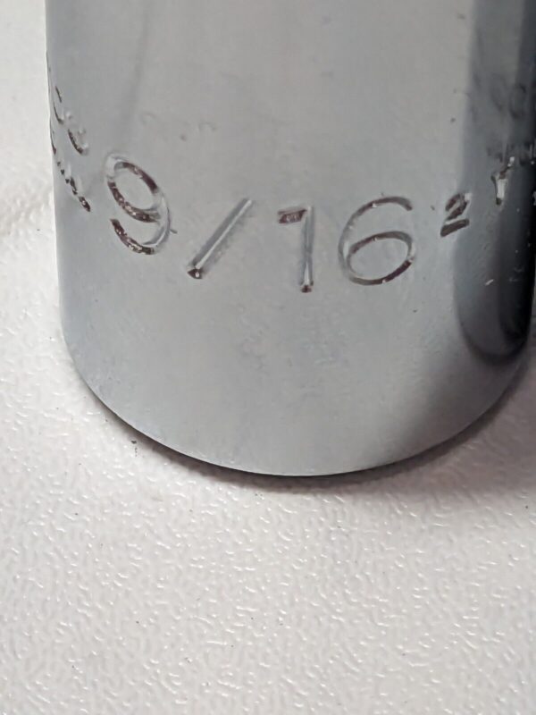 PROTO Standard Hand Socket: 3/8" Drive, 9/16" Socket, 6-Point Qty 3 J5218H