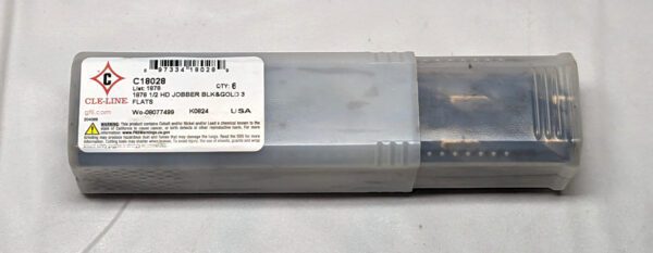 CLE-LINE Jobber Length Drill Bit 1/2" (0.5000") 135 deg HSS 6 PACK