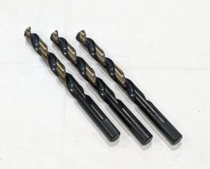 CLE-LINE Jobber Length Drill Bit 1/2" (0.5000") 135 deg HSS *3 PACK*