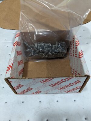 HELI-COIL Screw-Locking Insert: Grade 304 SS, #8-32, 2D Qty 100 A3585-2CN328