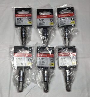CRESCENT Hex Bit Socket 3/8" Drive 3/8" Hex CHBS6N **6 PACK**