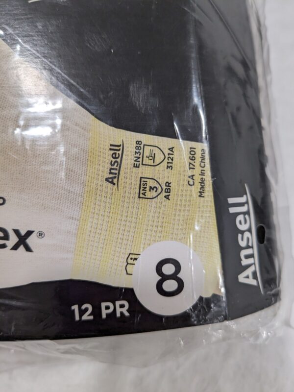 ANSELL Work Gloves: Size Medium, Polyurethane-Coated Nylon Qty 12 Pairs 11-600-8