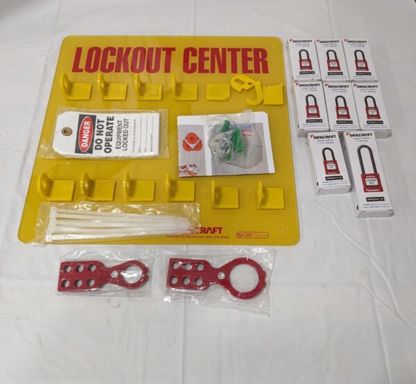ABILITYONE Equipped Lockout Tagout Station: Keyed Different, 30 Pc 5340016512050