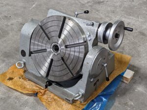 Phase II Precision Tilting Rotary Table 12" Diameter 4MT Center Taper 222-412