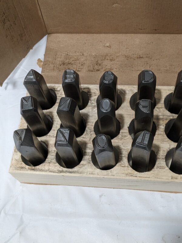 C.H. HANSON Heavy-Duty Stamp Set: 1/2" Character, 36 pc 21631