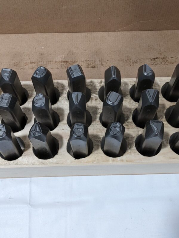 C.H. HANSON Heavy-Duty Stamp Set: 1/2" Character, 36 pc 21631