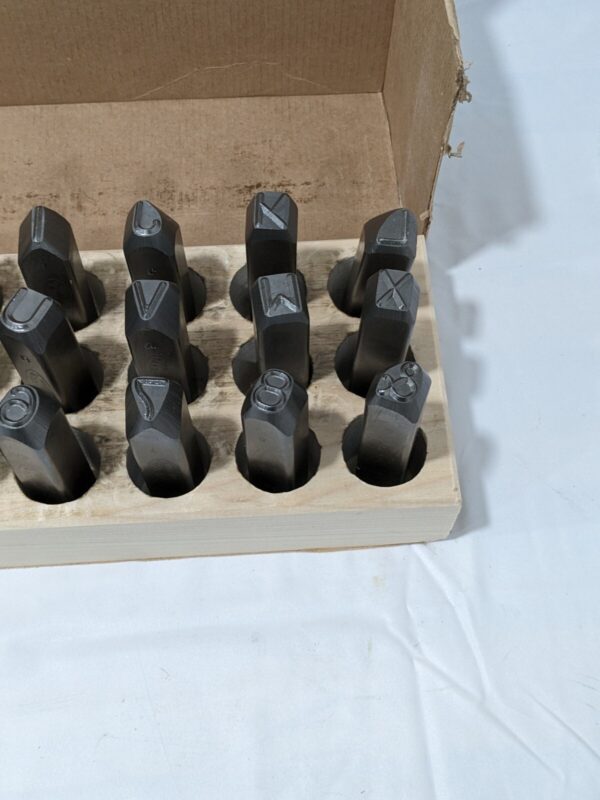 C.H. HANSON Heavy-Duty Stamp Set: 1/2" Character, 36 pc 21631