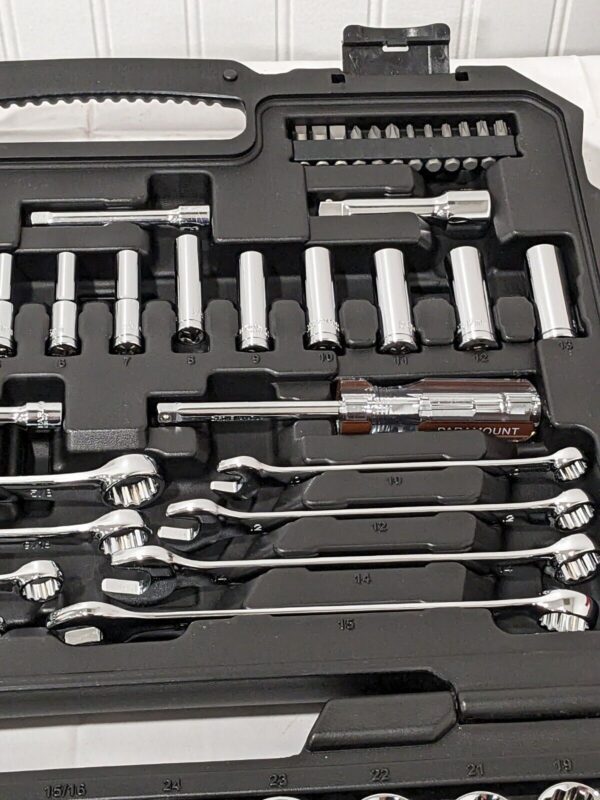 Paramount Socket Set Deep & Standard 116 Pc, 1/2, 1/4 & 3/8″ Drive PAR-3SKT-S116