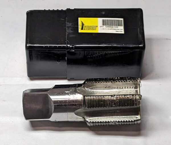 INTERSTATE Standard Pipe Tap 1-1/4"-11-1/2 NPS 5 Flutes HSS 04665105