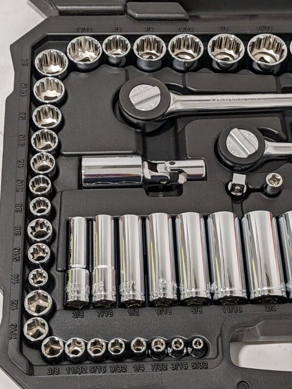 Paramount Socket Set Deep & Standard 116 Pc, 1/2, 1/4 & 3/8″ Drive PAR-3SKT-S116