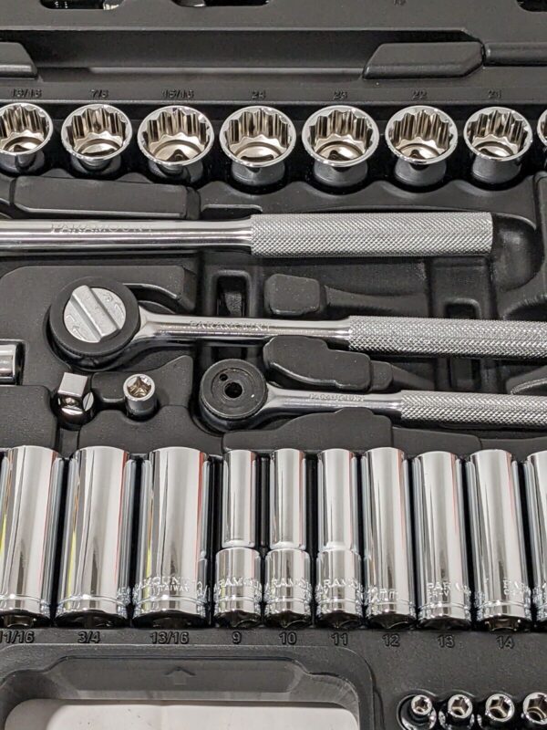Paramount Socket Set Deep & Standard 116 Pc, 1/2, 1/4 & 3/8″ Drive PAR-3SKT-S116