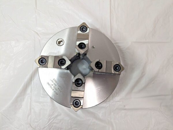 Bison 4 Jaw Self Centering Manual Chuck 8" Diam Plain Back 3605-8" 7-840-0800