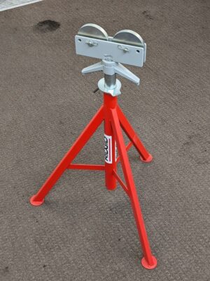 Ridgid Roller Head Pipe Stand 12" Pipe Capacity 32" to 55" Height 56672