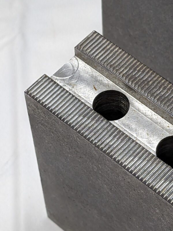 Abbott Soft Lathe Chuck Jaw: Serrated 1-1/2" OAW 4" OAH 4-1/2" OAL Qty 2 KTT10S4