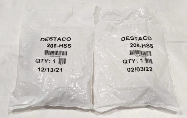 DESTACO Hold-Down Toggle Clamp Horizontal 100.00 lb Capacity 206-HSS *QTY 2*