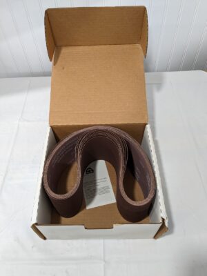 NORTON Abrasive Belt: 4" Wide, 36" OAL, 100 Grit, AO Qty 10 78072727958