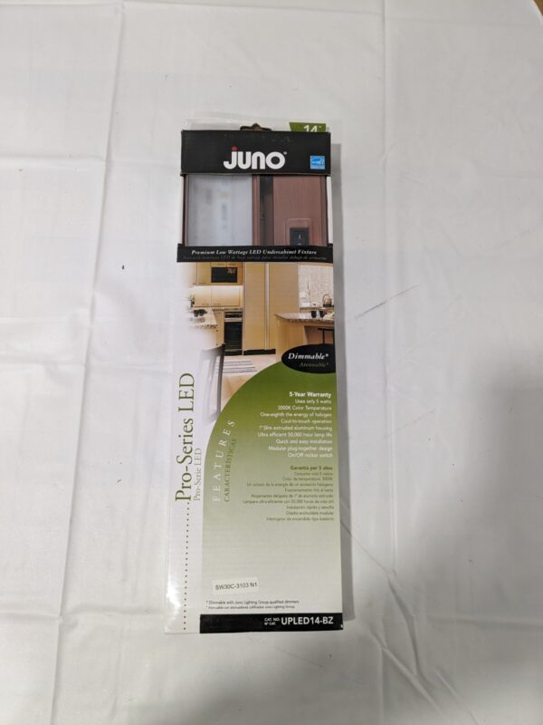 Juno Pro-Series LED 14" Undercabinet Light Fixture Bronze UPLED14-BZ