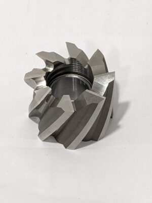 KEO Shell End Mill: 2" Dia, 3/4" Arbor Hole, 10 Flute 938-000-013