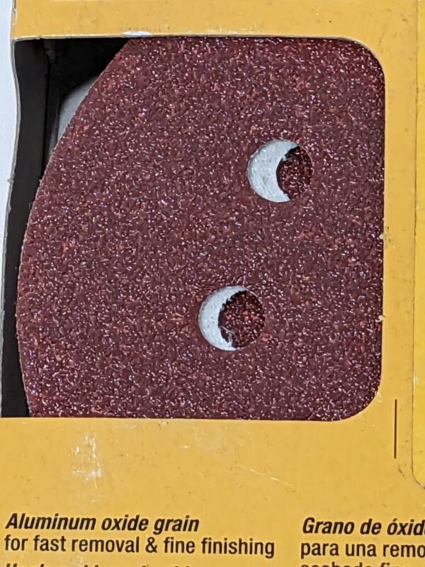 DEWALT Hook & Loop Disc: 5" Dia, 80 Grit, Coated, Aluminum Oxide Qty 25 DW4309