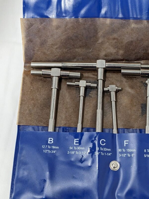 Telescoping Gage Set: 5/16 to 6″, 6 Pc 615-6610 DAMAGED