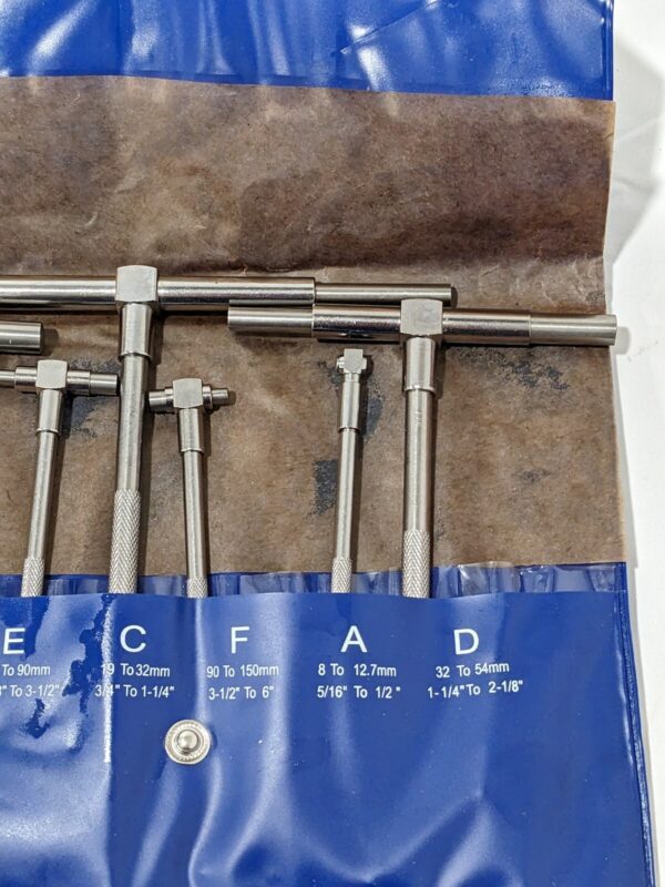 Telescoping Gage Set: 5/16 to 6″, 6 Pc 615-6610 DAMAGED