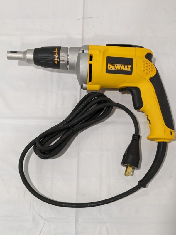 DEWALT Drywall Corded Screwdriver: 0.25 Bit Holder, 120V 6.30 Amps DW272