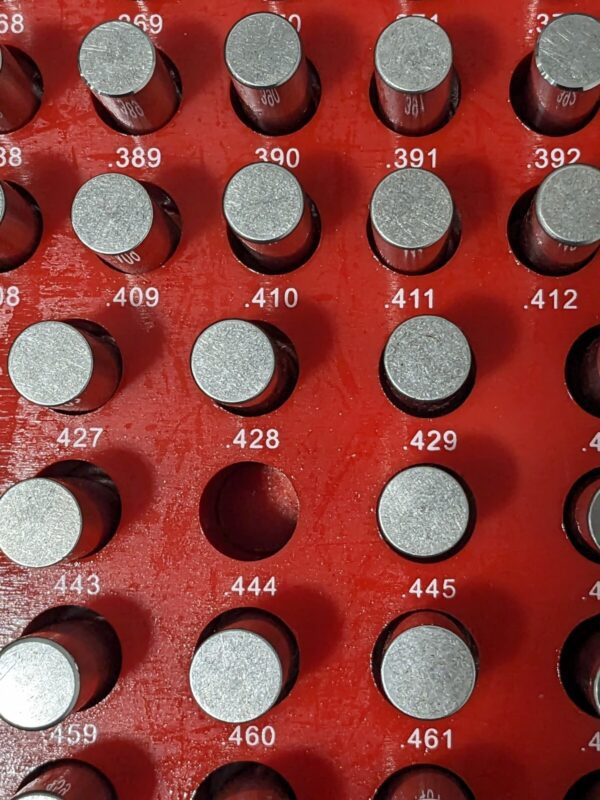 SPI Class ZZ Plug Gage Set: 0.251 to 0.5" Range, 249 Pc 22-148-1 INCOMPLETE