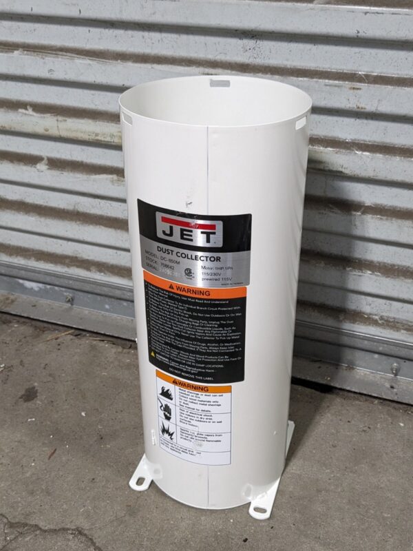 Jet Vortex Cone Portable Dust Collector 650 CFM 1 HP 115v DC-650M