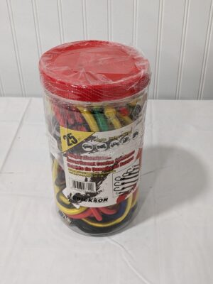 Erickson 25 Pk Bungee Cord Tie Down: S Hook, Non-Load Rated 06622