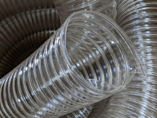 Hi-Tech Duravent Industrial Duct Hose 25 Ft. x 5 In. Clear PVC 202105002025