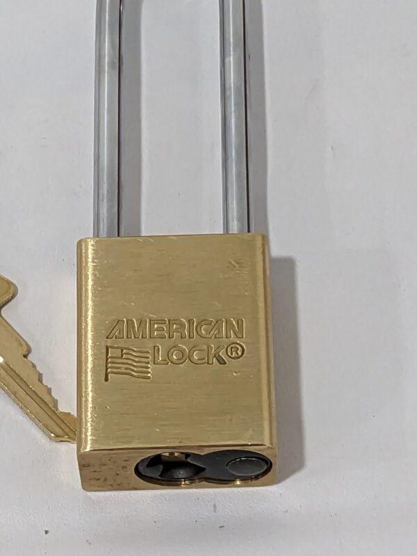 AMERICAN LOCK Padlock: Steel, Keyed Different, 1-1/2" Wide A42