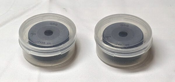 GSG Class XX Master Ring Gages Set 0.2455" GO / NO GO GSG-CR-0.2455MC