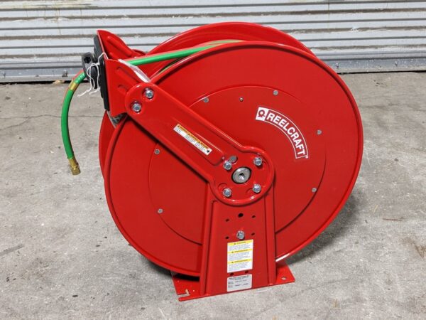 ReelCraft Twin Line Gas Welding Hose Reel 100 Ft. x 1/4 In. 200 PSI Max