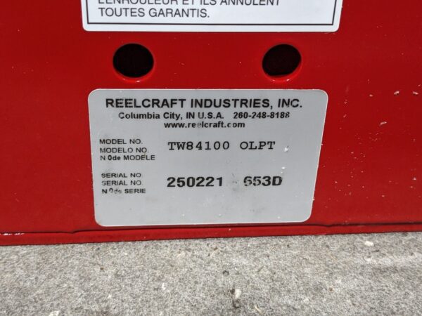 ReelCraft Twin Line Gas Welding Hose Reel 100 Ft. x 1/4 In. 200 PSI Max