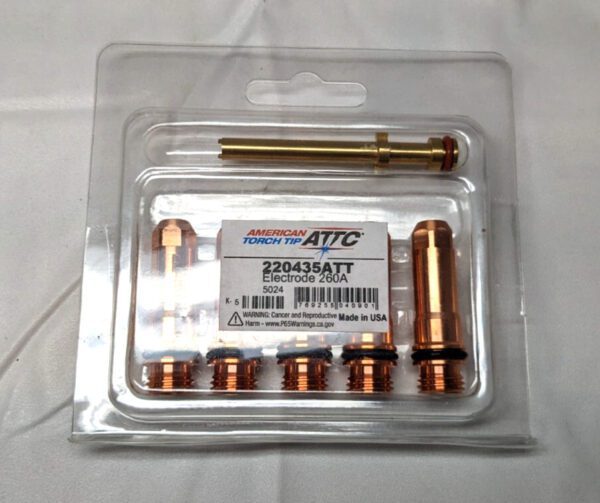 AMERICAN TORCH TIP Electrode 260a HPR Hypertherm 5 Pack 220435ATT