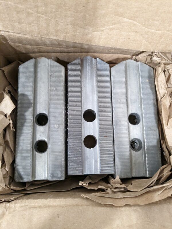 Abbott Soft Lathe Chuck Jaw: Serrated 2" OAW, 3" OAH, 5-1/2" OAL Qty 3 KTT12S1
