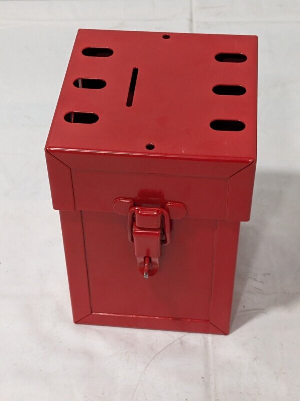 Group Lock Box Lockout for Safety Portable Alloy Steel Red