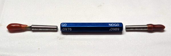 2-56 Thread HSS Class 3B Screw Thread Insert Go/No Go Set 90767-000