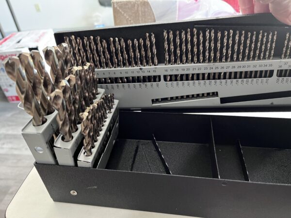 PRECISION TWIST C115COMBCSET 1/16" to 1/2" by 64ths 135° Bronze HSS Drill Set