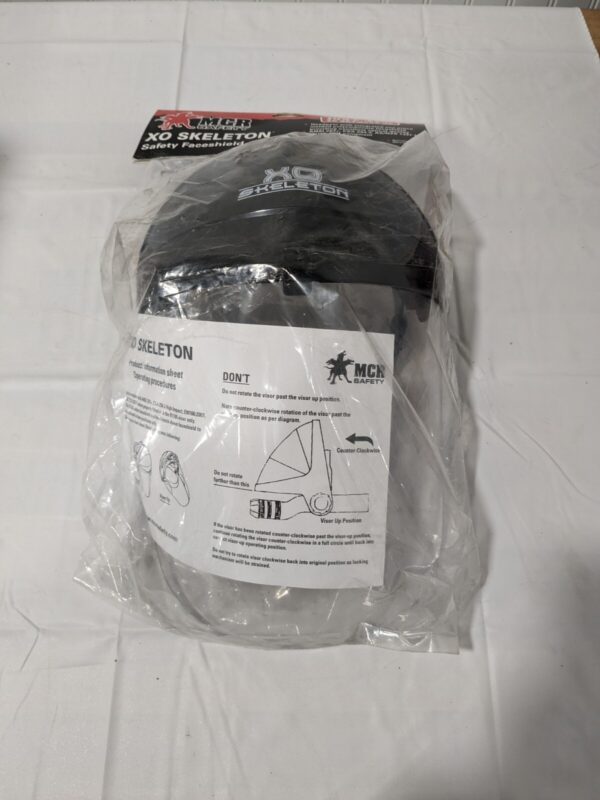 MCR Full Face Safety Shield Helmet Clear Integrated Visor Molded Protective 104