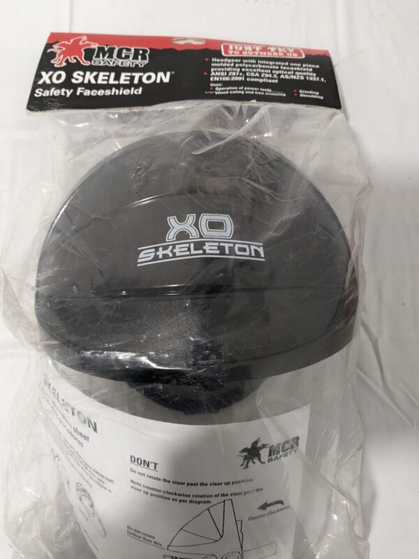 MCR Full Face Safety Shield Helmet Clear Integrated Visor Molded Protective 104