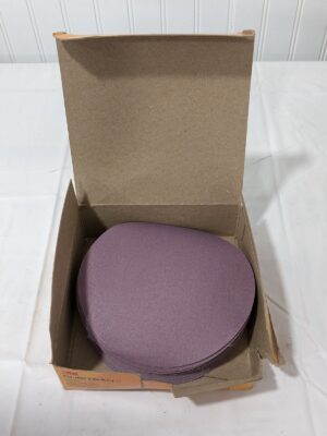 3M Hook & Loop Disc: 6" Dia, 220 Grit, Coated, Ceramic Qty 25 7100075213