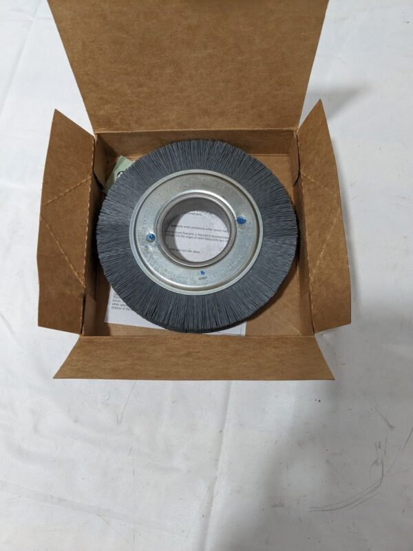 WEILER Wheel Brush: 6" Wheel Dia, 1" Face Width, 2" Hole 83000