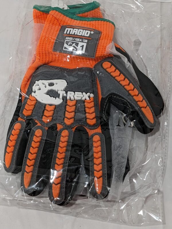 Magid T-REX General Purpose Knit Impact Glove Sz M Qty 2 TRX400